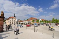 Beispiel für Shared Space Umsetzung in Schwetzingen