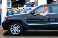 Grafik von Campact: Lindner im SUV (Thema Tankrabatte)