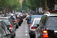 Stau im Stadtverkehr